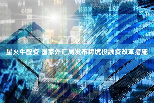 星火牛配资 国家外汇局发布跨境投融资改革措施